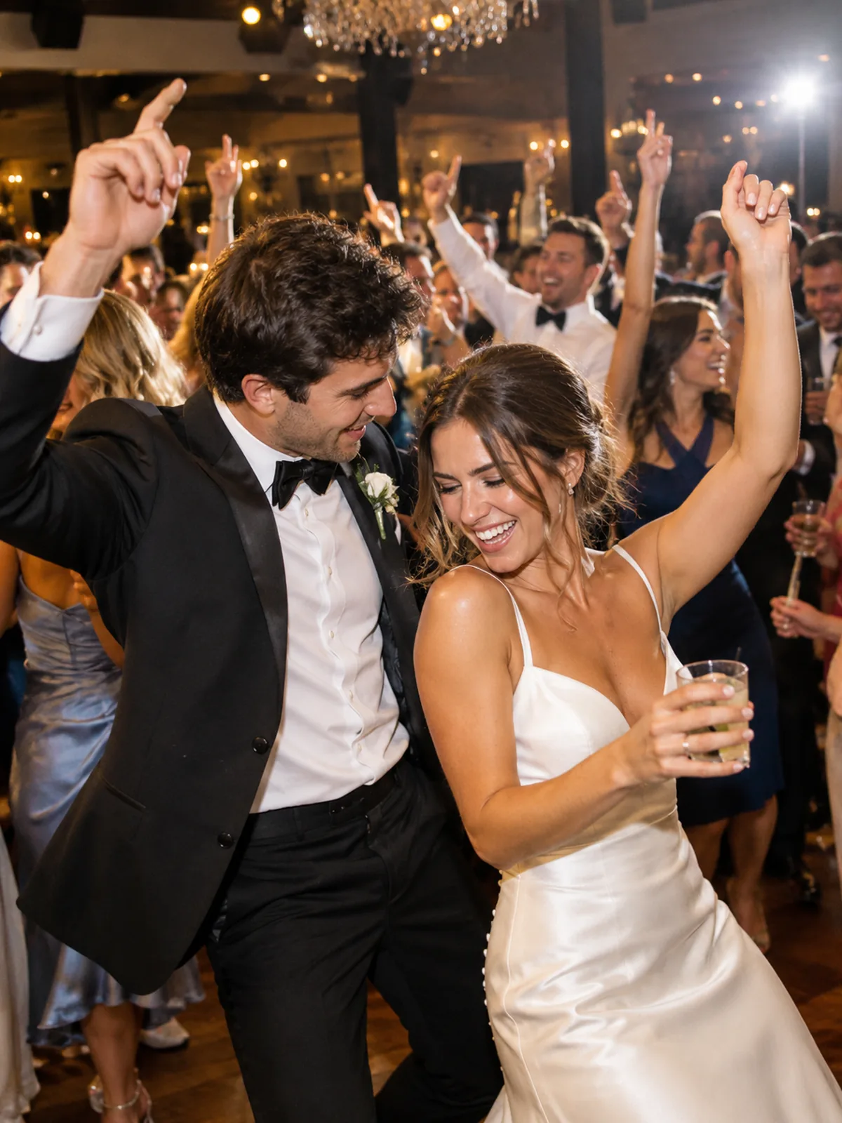 Guests dancing at a Groove Carolina event