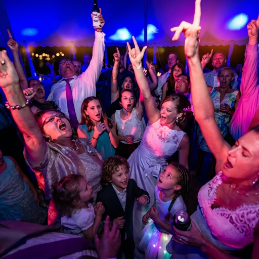 Guests dancing at a Groove Carolina event